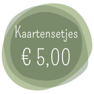 Kaartensetjes € 5,-